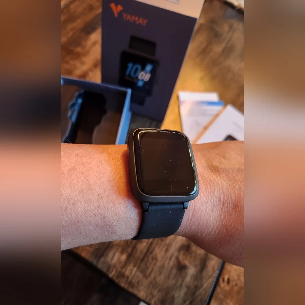 Fitness Tracker Black Watch